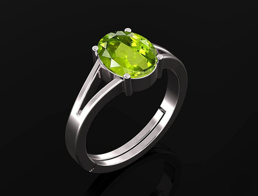 peridot(Amethyst) Gemstone Ring For Men And Women | 5.25 Ratti - 11.25 Ratti