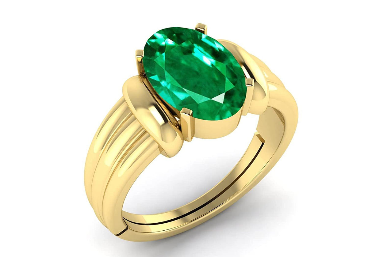 Panna (Emerald) Gemstone Ring For Men And Women | 5.25 Ratti - 11.25 Ratti