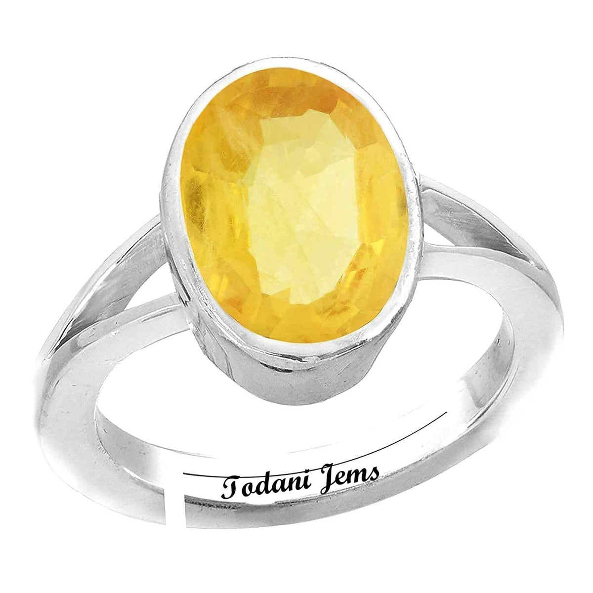 Pukhraj (Amethyst) Gemstone Ring For Men And Women | 5.25 Ratti - 11.25 Ratti
