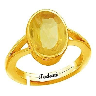 Pukhraj (Amethyst) Gemstone Ring For Men And Women | 5.25 Ratti - 11.25 Ratti