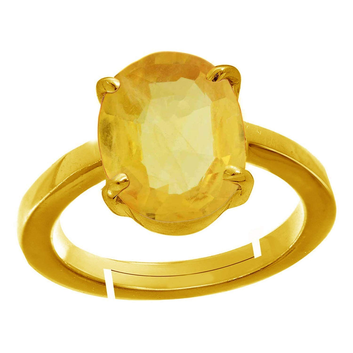Pukhraj (Amethyst) Gemstone Ring For Men And Women | 5.25 Ratti - 11.25 Ratti