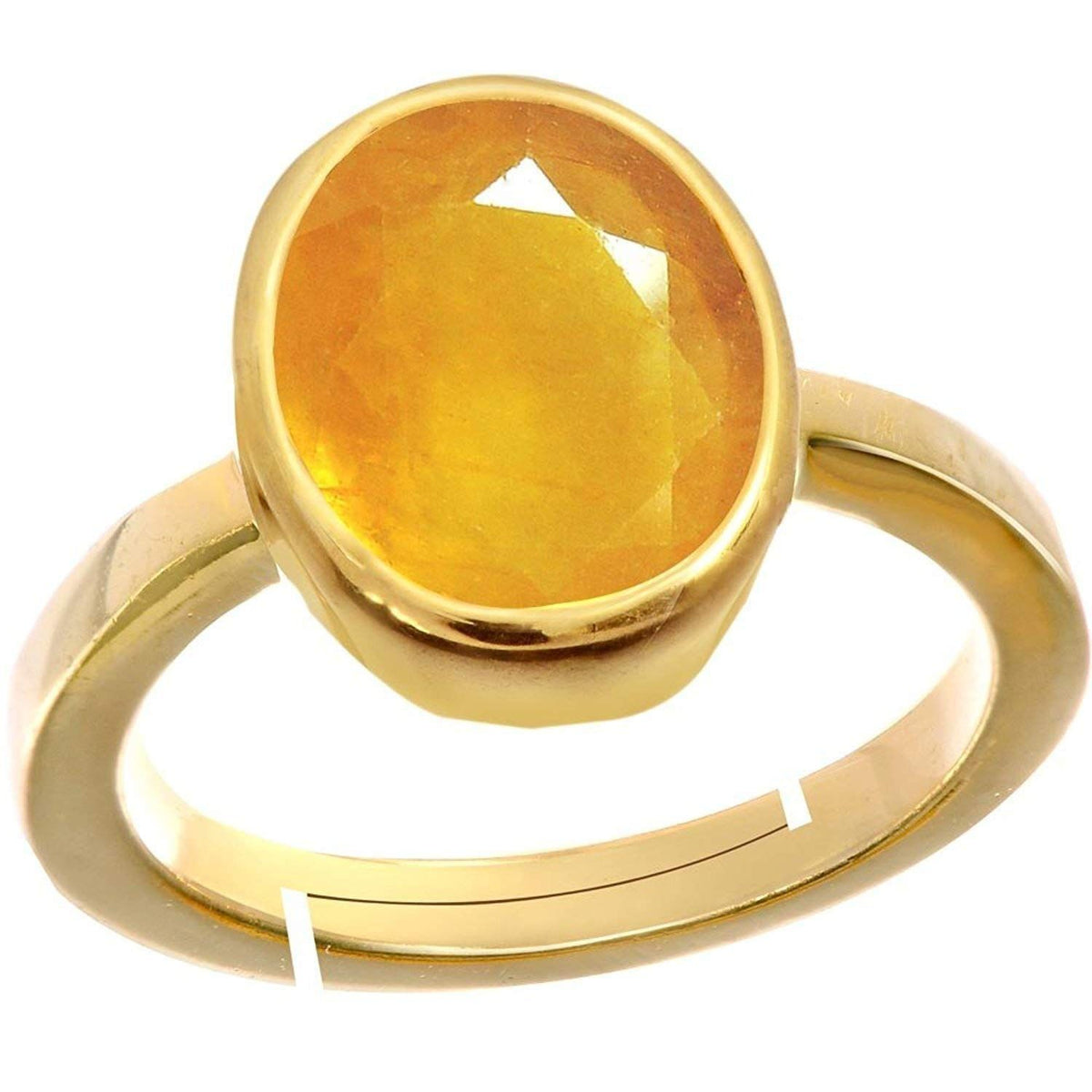 Pukhraj (Amethyst) Gemstone Ring For Men And Women | 5.25 Ratti - 11.25 Ratti