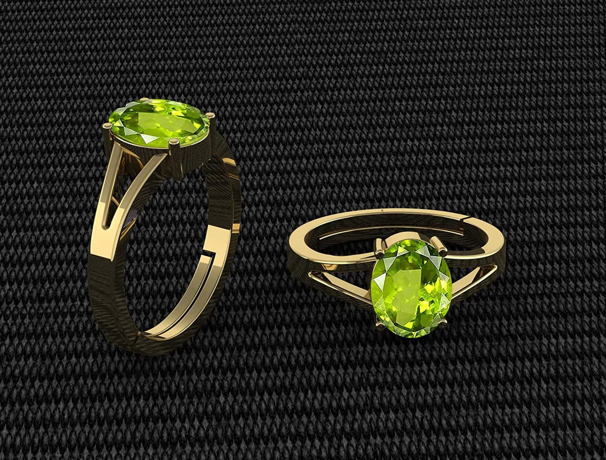 peridot (Amethyst) Gemstone Ring For Men And Women | 5.25 Ratti - 11.25 Ratti