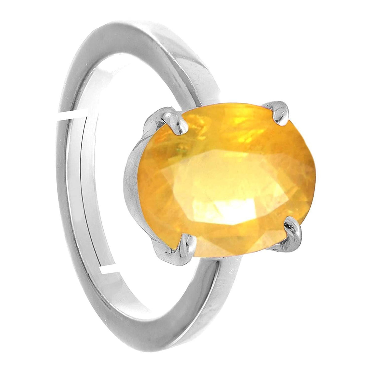 Pukhraj (Amethyst) Gemstone Ring For Men And Women | 5.25 Ratti - 11.25 Ratti