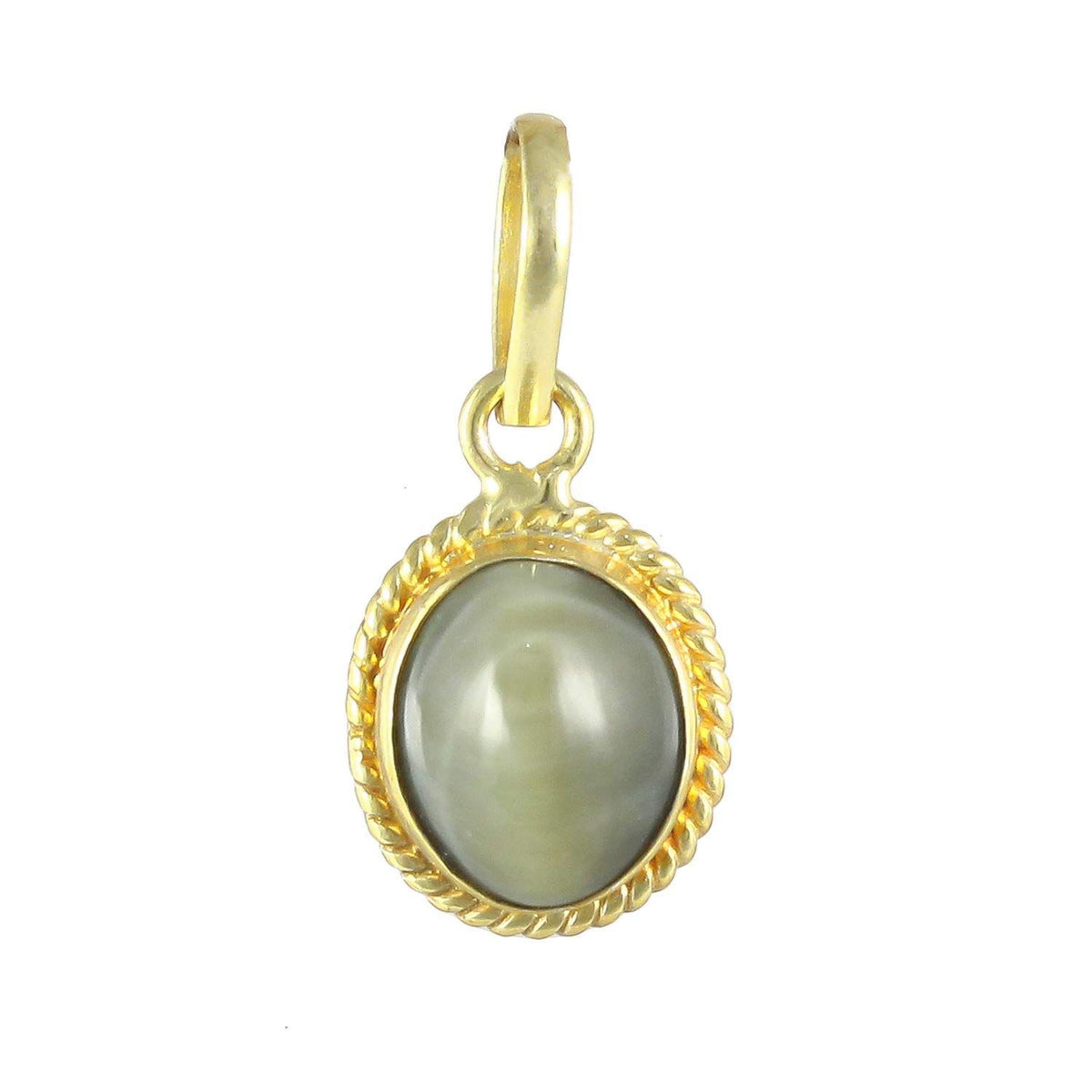 Cat'S Eye (Lehsuniya) Gemstone Pendant For Men And Women | 5.25 Ratti - 11.25 Ratti