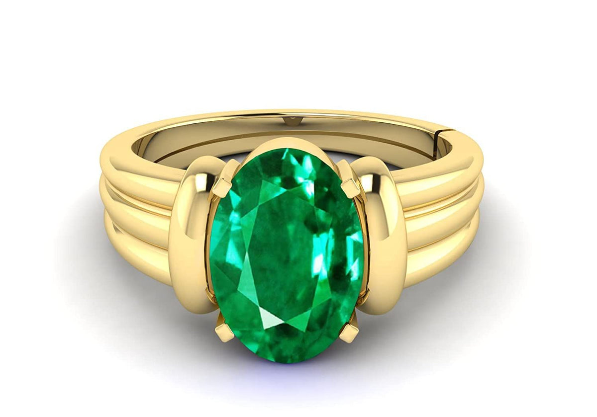 Panna (Emerald) Gemstone Ring For Men And Women | 5.25 Ratti - 11.25 Ratti