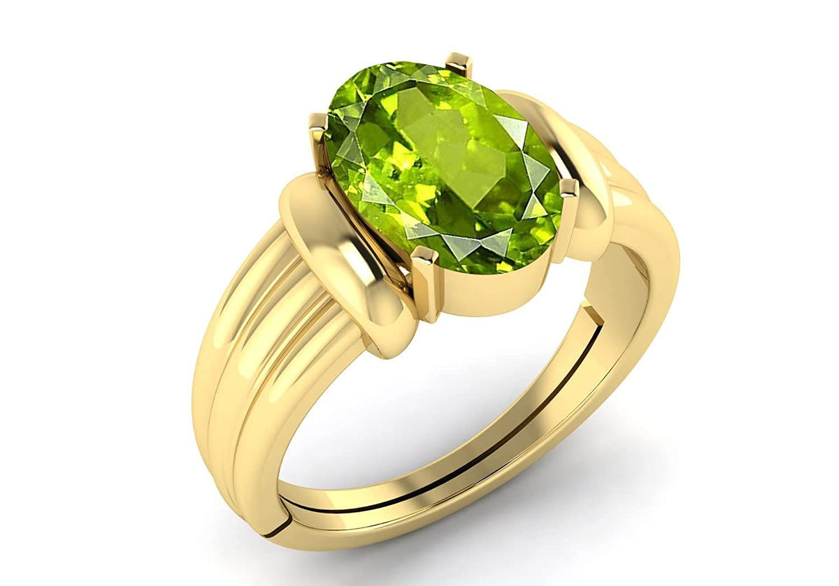 Peridot (Amethyst) Gemstone Ring For Men And Women | 5.25 Ratti - 11.25 Ratti