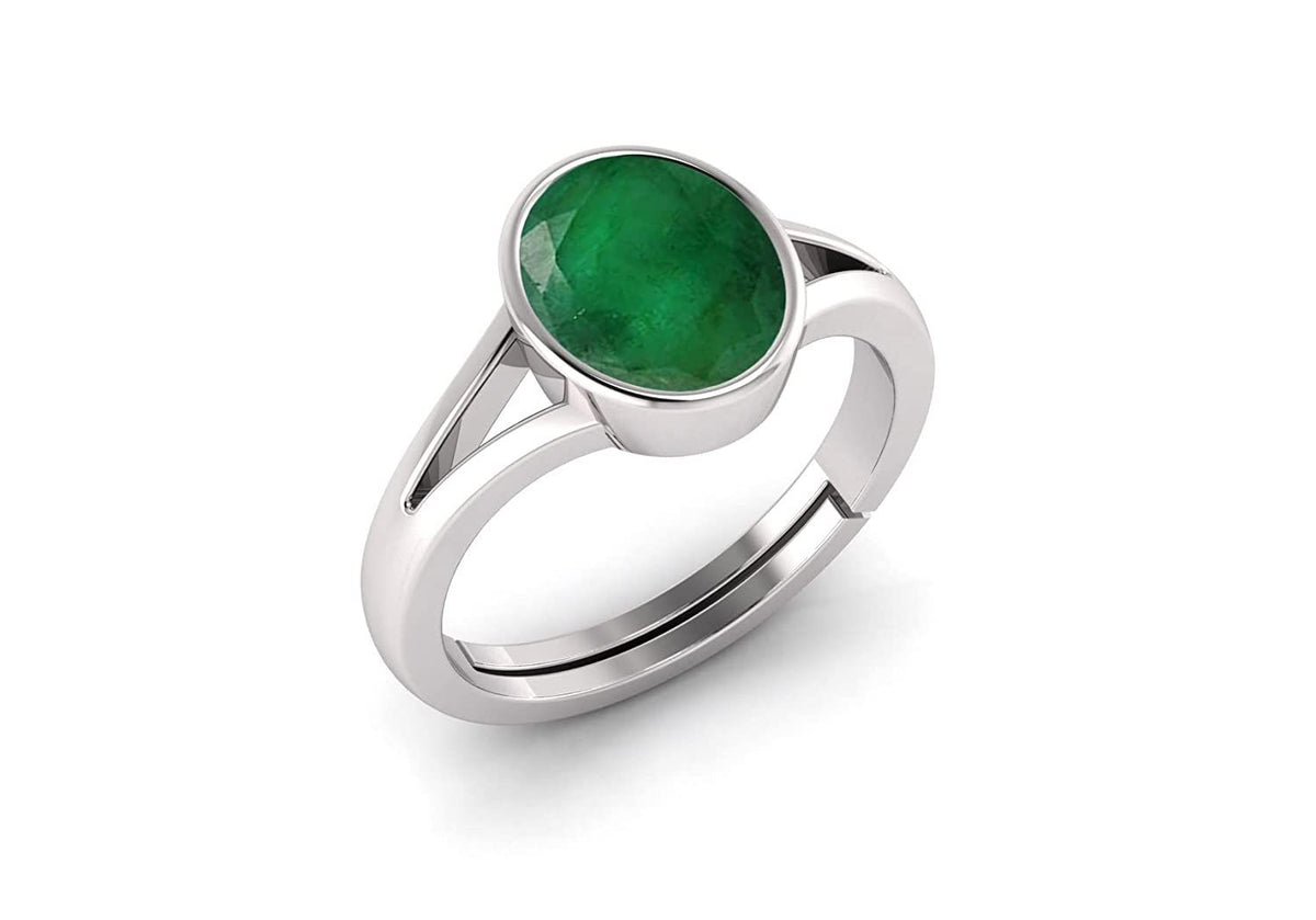 Panna (Emerald) Gemstone Ring For Men And Women | 5.25 Ratti - 11.25 Ratti