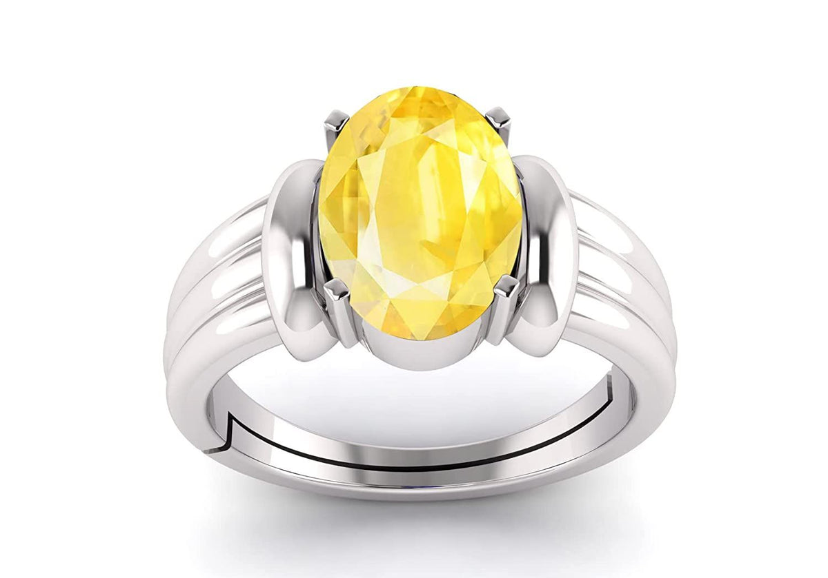 Pukhraj (Amethyst) Gemstone Ring For Men And Women | 5.25 Ratti - 11.25 Ratti