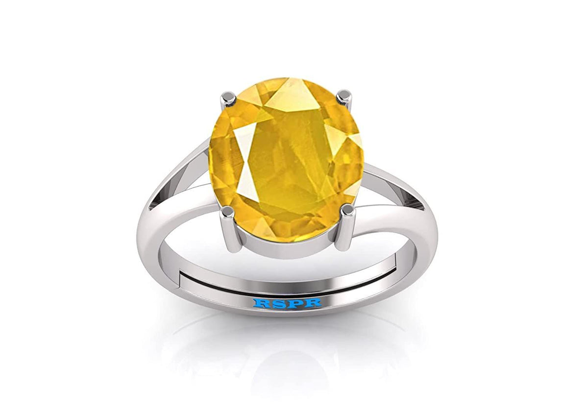 Panchdhatu Pukhraj (Amethyst) Gemstone Ring For Men And Women | 5.25 Ratti - 11.25 Ratti