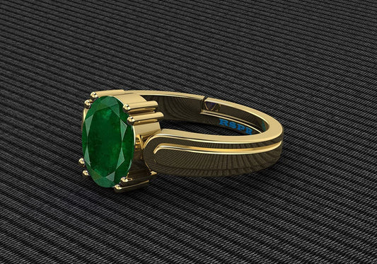 Panna (Emerald) Gemstone Ring For Men And Women | 5.25 Ratti - 11.25 Ratti