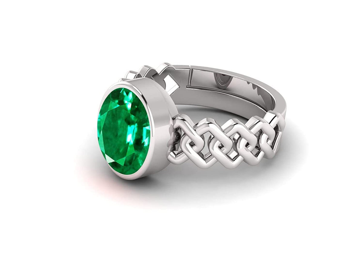 Panna (Emerald) Gemstone Ring For Men And Women | 5.25 Ratti - 11.25 Ratti