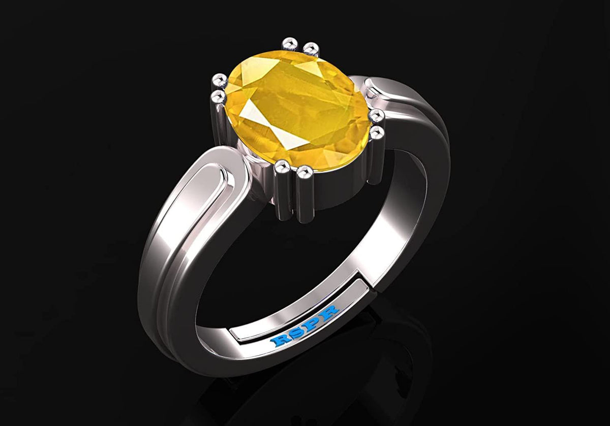 Pukhraj (Amethyst) Gemstone Ring For Men And Women | 5.25 Ratti - 11.25 Ratti