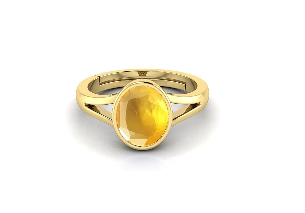 Pukhraj (Amethyst) Gemstone Ring For Men And Women | 5.25 Ratti - 11.25 Ratti