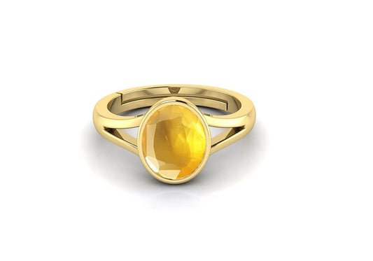 Pukhraj (Amethyst) Gemstone Ring For Men And Women | 5.25 Ratti - 11.25 Ratti