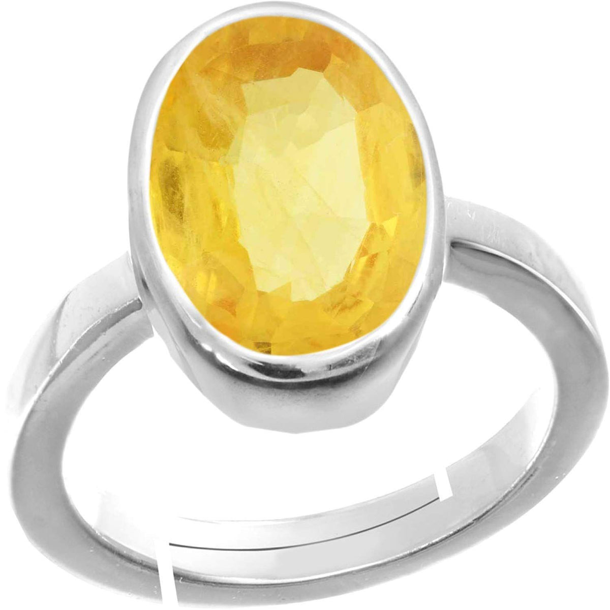 Pukhraj (Amethyst) Gemstone Ring For Men And Women | 5.25 Ratti - 11.25 Ratti