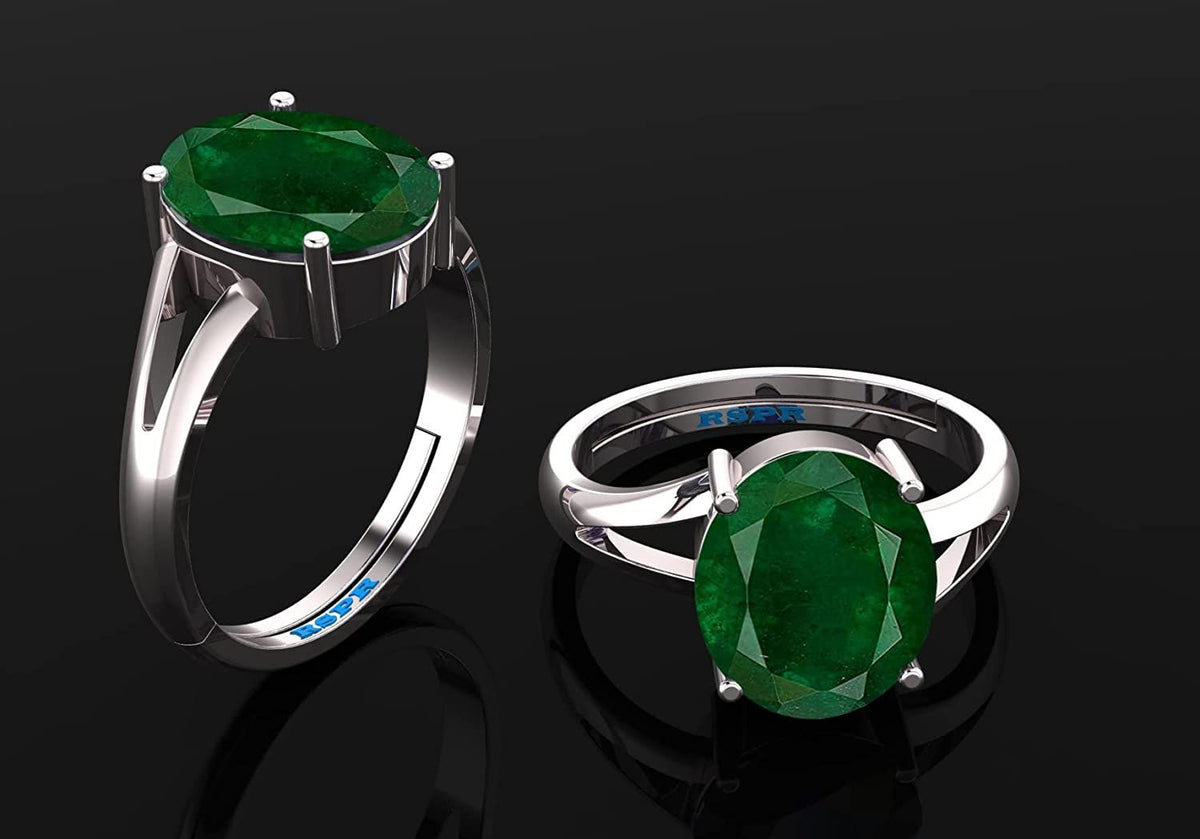 Panna (Emerald) Gemstone Ring For Men And Women | 5.25 Ratti - 11.25 Ratti
