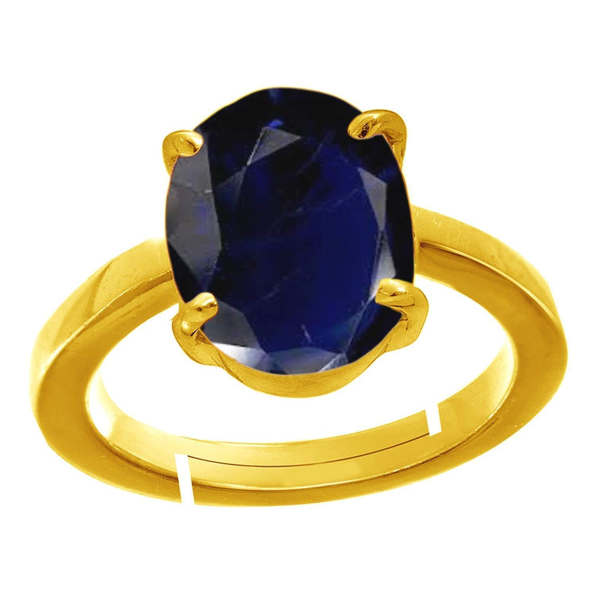 Panchdhatu Neelam (Amethyst) Gemstone Ring For Men And Women | 5.25 Ratti - 11.25 Ratti
