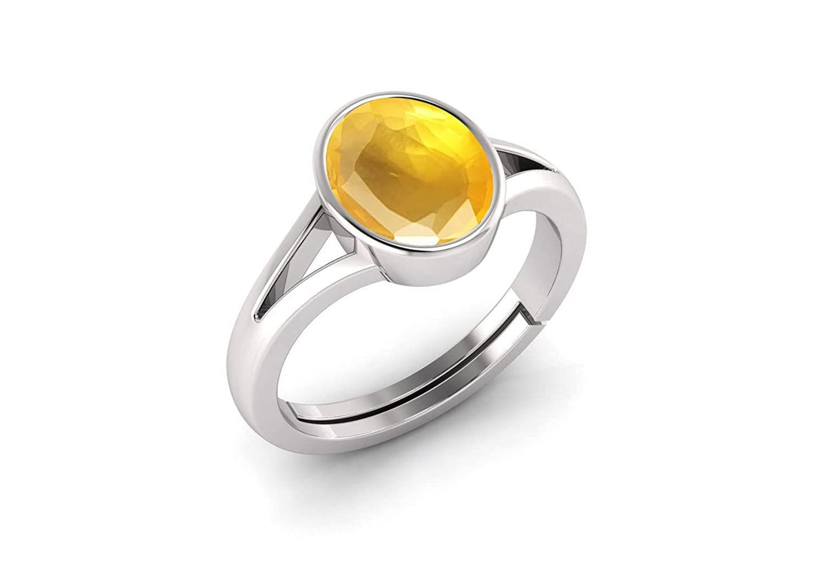 Pukhraj (Amethyst) Gemstone Ring For Men And Women | 5.25 Ratti - 11.25 Ratti