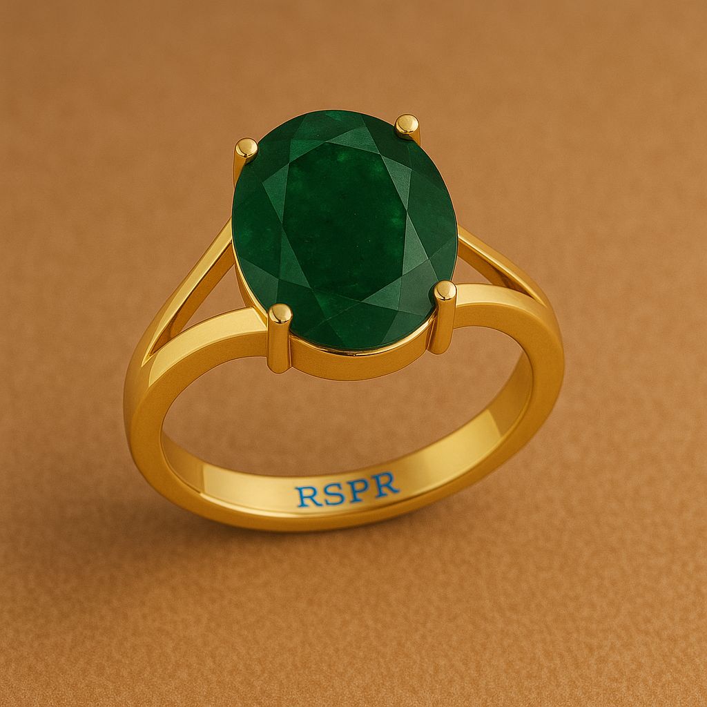 Panna (Emerald) Gemstone Ring For Men And Women | 5.25 Ratti - 11.25 Ratti