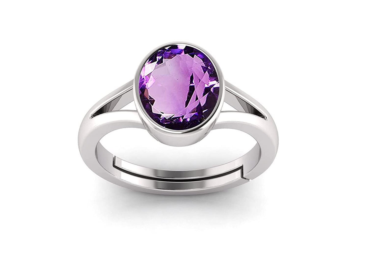 Amethyst Gemstone Ring For Men And Women | 5.25 Ratti - 11.25 Ratti