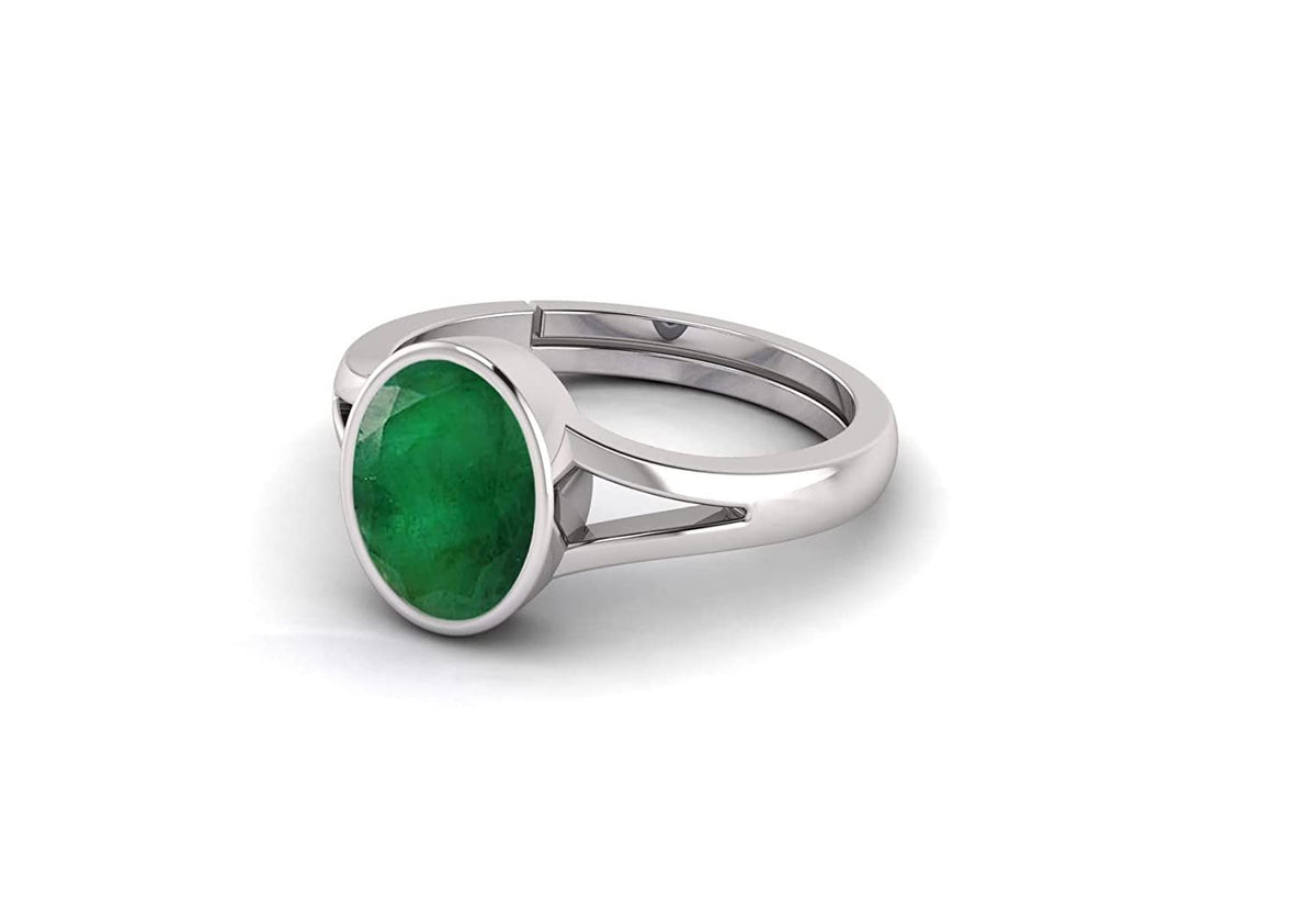 Panna (Emerald) Gemstone Ring For Men And Women | 5.25 Ratti - 11.25 Ratti