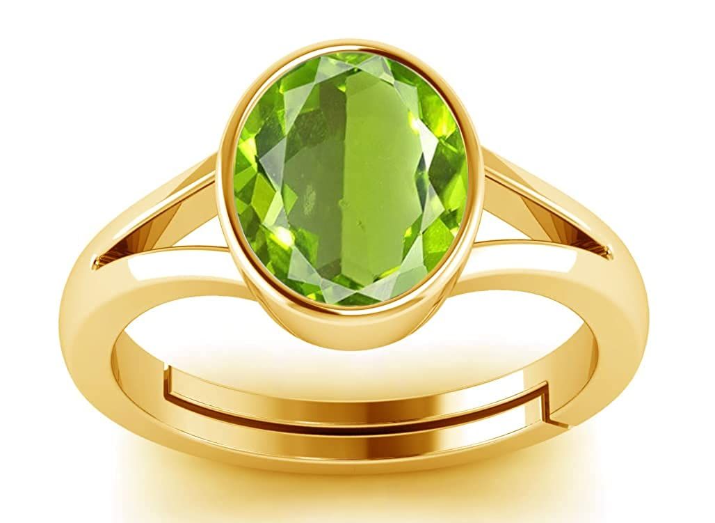 Peridot (Amethyst) Gemstone Ring For Men And Women | 5.25 Ratti - 11.25 Ratti
