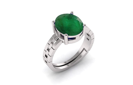 Panna (Emerald) Gemstone Ring For Men And Women | 5.25 Ratti - 11.25 Ratti