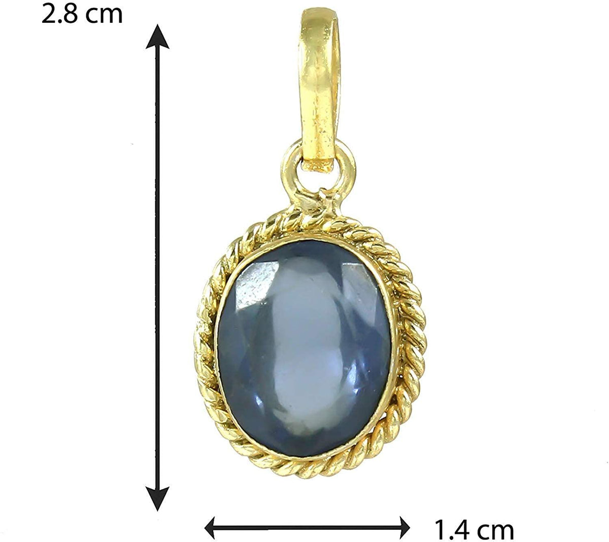 Neelam (Amethyst) Gemstone Pendant For Men And Women | 5.25 Ratti - 11.25 Ratti