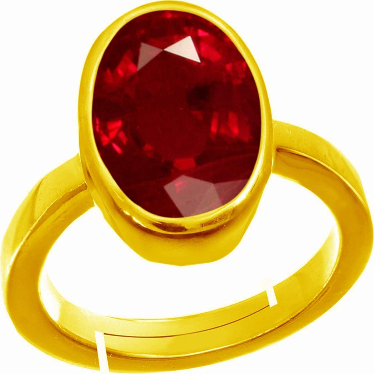 Ruby (Manikya) Gemstone Ring For Men And Women | 5.25 Ratti - 11.25 Ratti