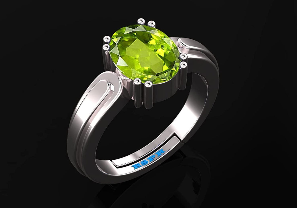 Peridot (Amethyst) Gemstone Ring For Men And Women | 5.25 Ratti - 11.25 Ratti