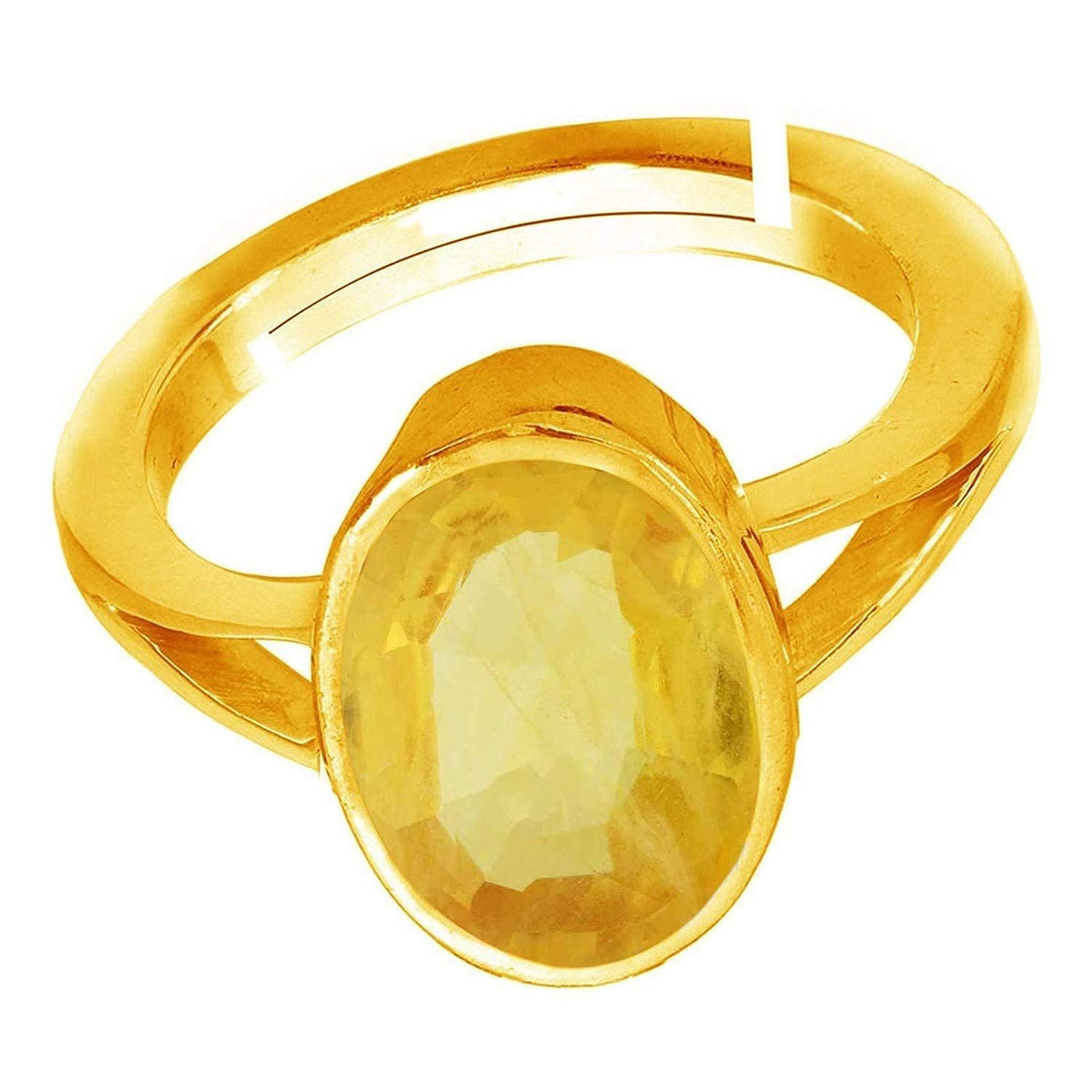 Pukhraj (Amethyst) Gemstone Ring For Men And Women | 5.25 Ratti - 11.25 Ratti