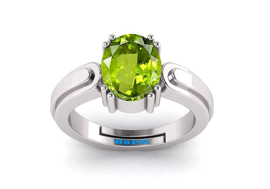 Peridot (Amethyst) Gemstone Ring For Men And Women | 5.25 Ratti - 11.25 Ratti