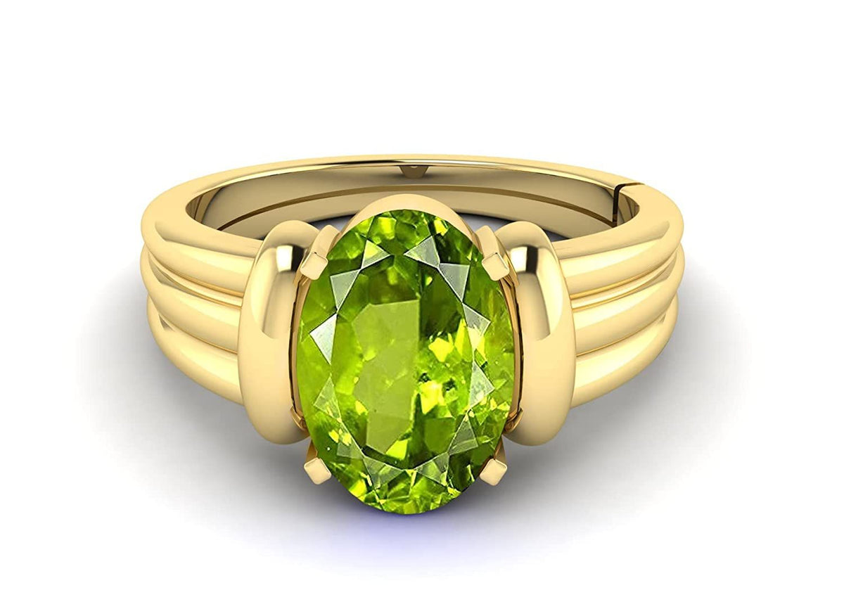 Peridot (Amethyst) Gemstone Ring For Men And Women | 5.25 Ratti - 11.25 Ratti