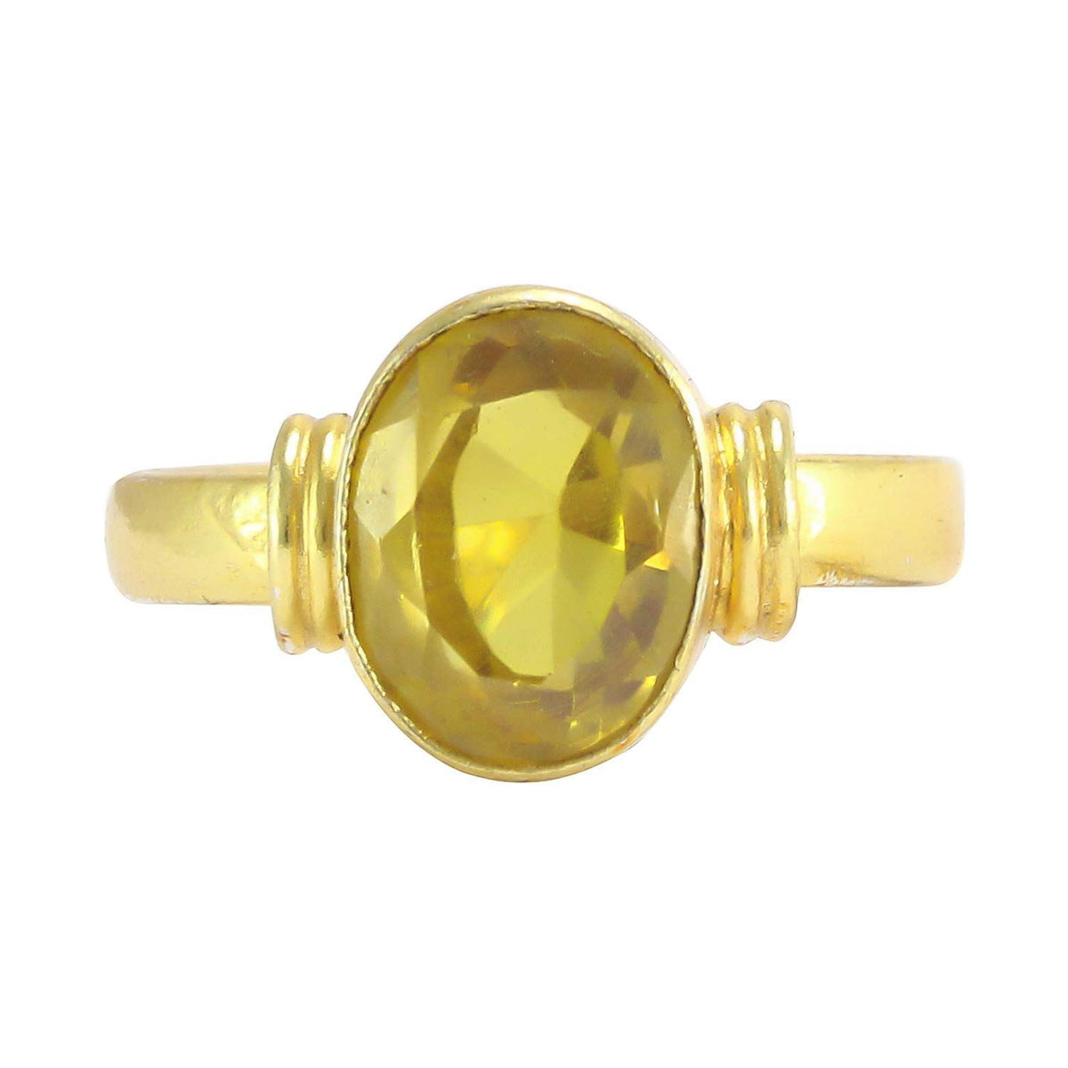 Pukhraj (Amethyst) Gemstone Ring For Men And Women | 5.25 Ratti - 11.25 Ratti