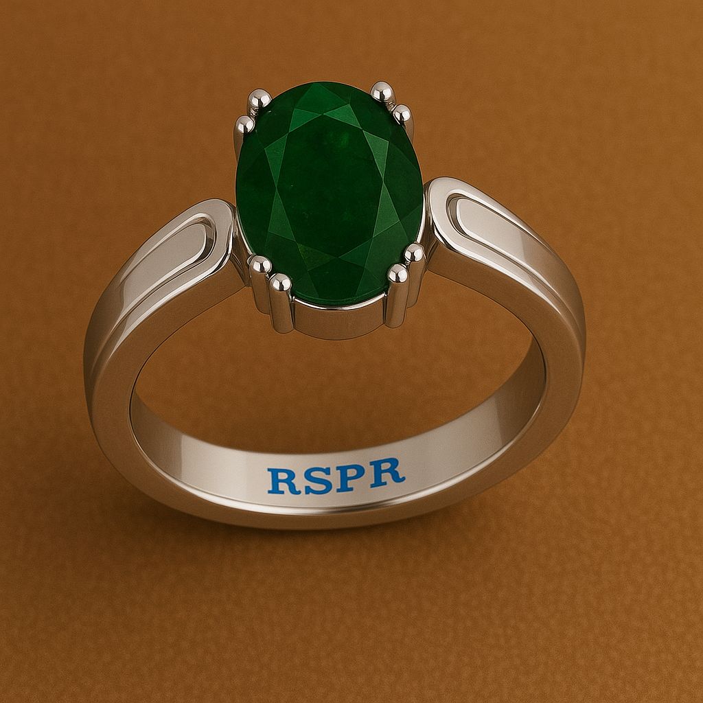 Panna (Emerald) Gemstone Ring For Men And Women | 5.25 Ratti - 11.25 Ratti