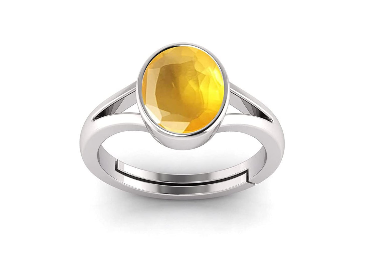 Pukhraj (Amethyst) Gemstone Ring For Men And Women | 5.25 Ratti - 11.25 Ratti