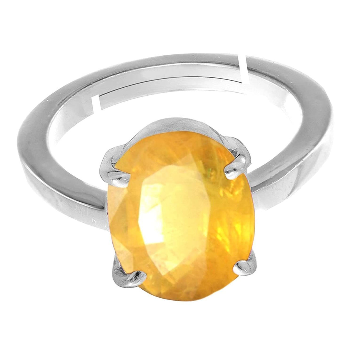Pukhraj (Amethyst) Gemstone Ring For Men And Women | 5.25 Ratti - 11.25 Ratti