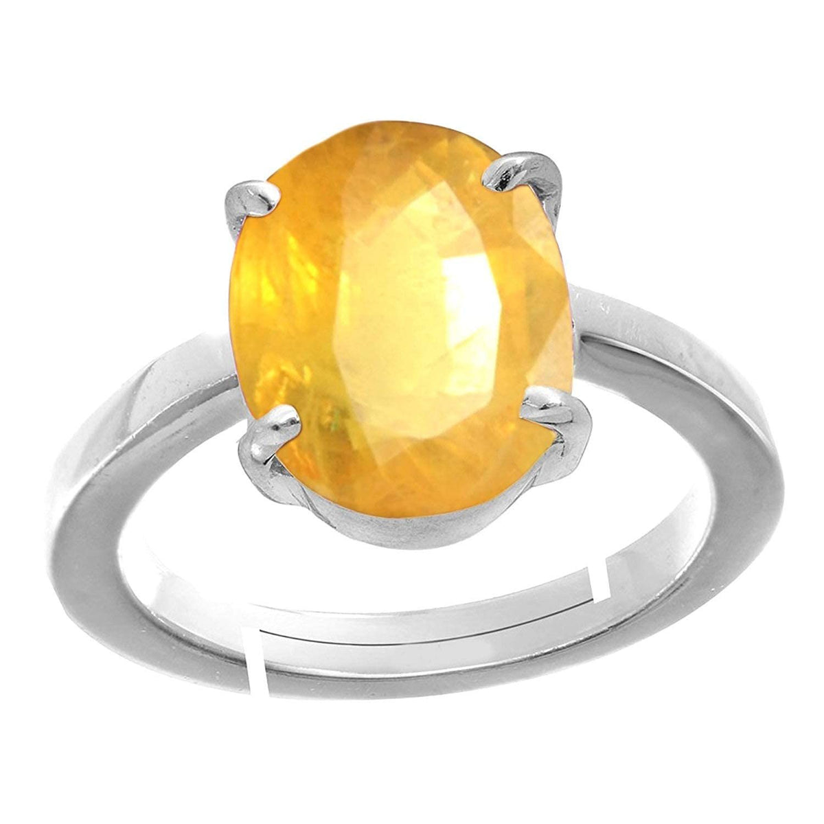 Pukhraj (Amethyst) Gemstone Ring For Men And Women | 5.25 Ratti - 11.25 Ratti