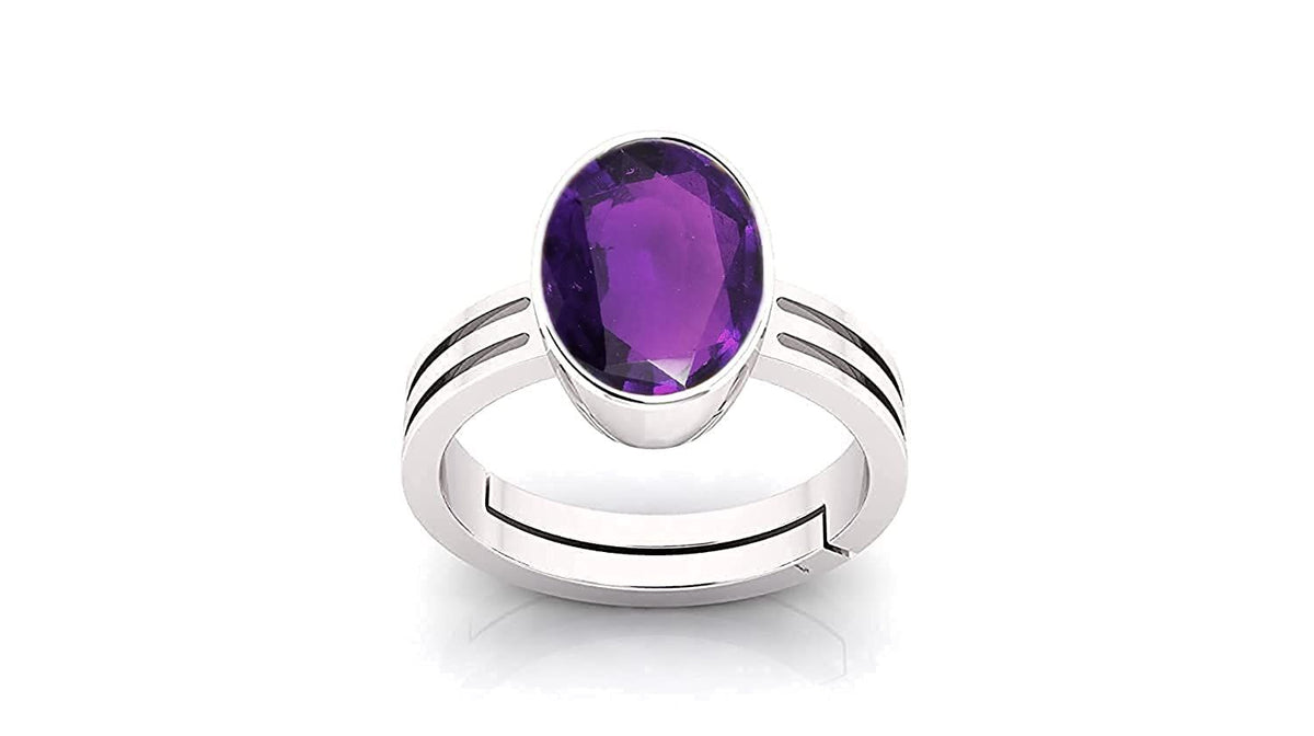 amethyst (Amethyst) Gemstone Ring For Men And Women | 5.25 Ratti - 11.25 Ratti