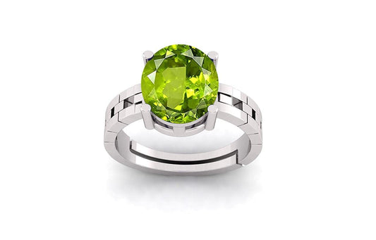 Peridot(Amethyst) Gemstone Ring For Men And Women | 5.25 Ratti - 11.25 Ratti