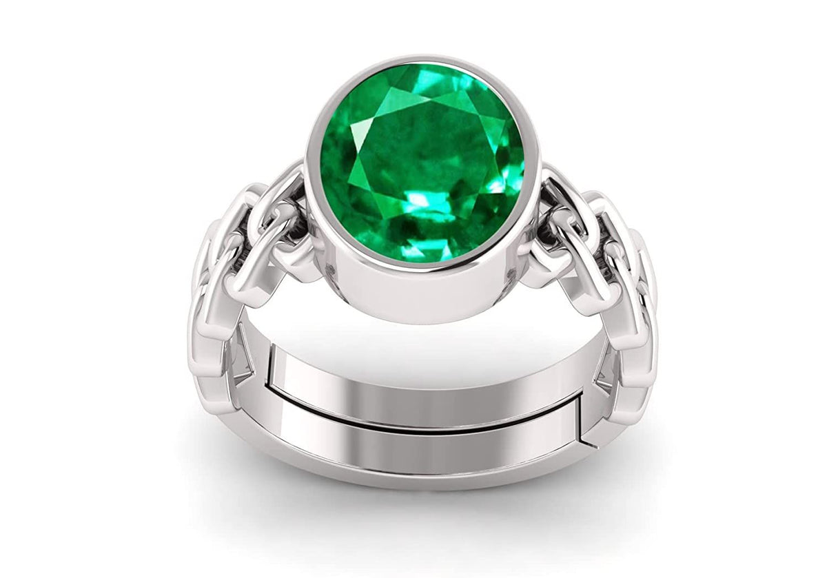 Panna (Emerald) Gemstone Ring For Men And Women | 5.25 Ratti - 11.25 Ratti
