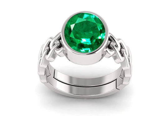 Panna (Emerald) Gemstone Ring For Men And Women | 5.25 Ratti - 11.25 Ratti