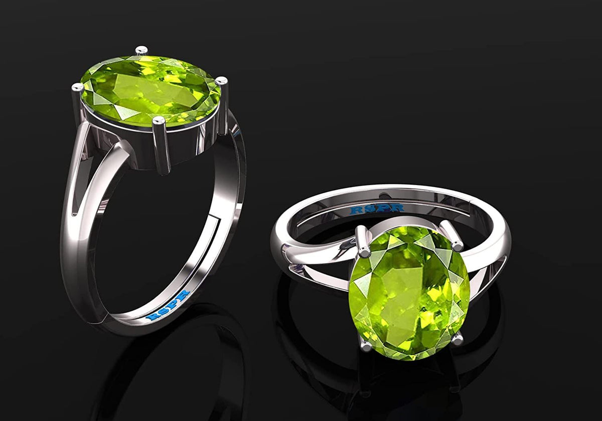 Peridot (Amethyst) Gemstone Ring For Men And Women | 5.25 Ratti - 11.25 Ratti