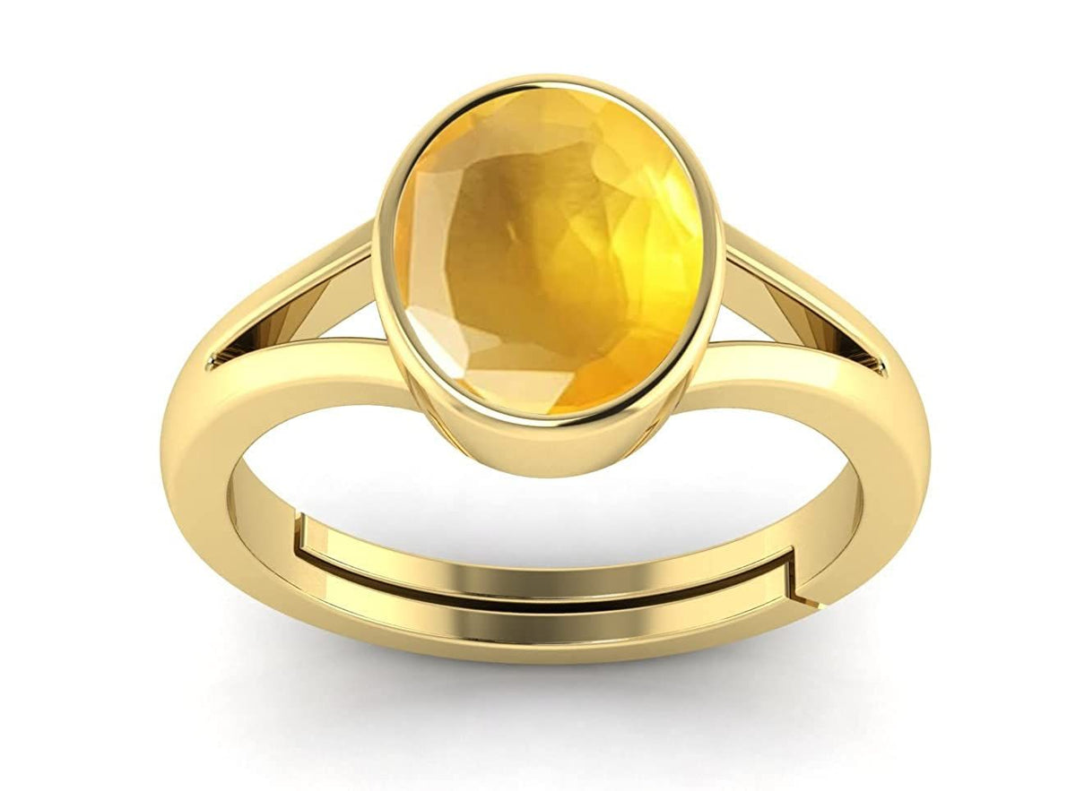 Pukhraj (Amethyst) Gemstone Ring For Men And Women | 5.25 Ratti - 11.25 Ratti