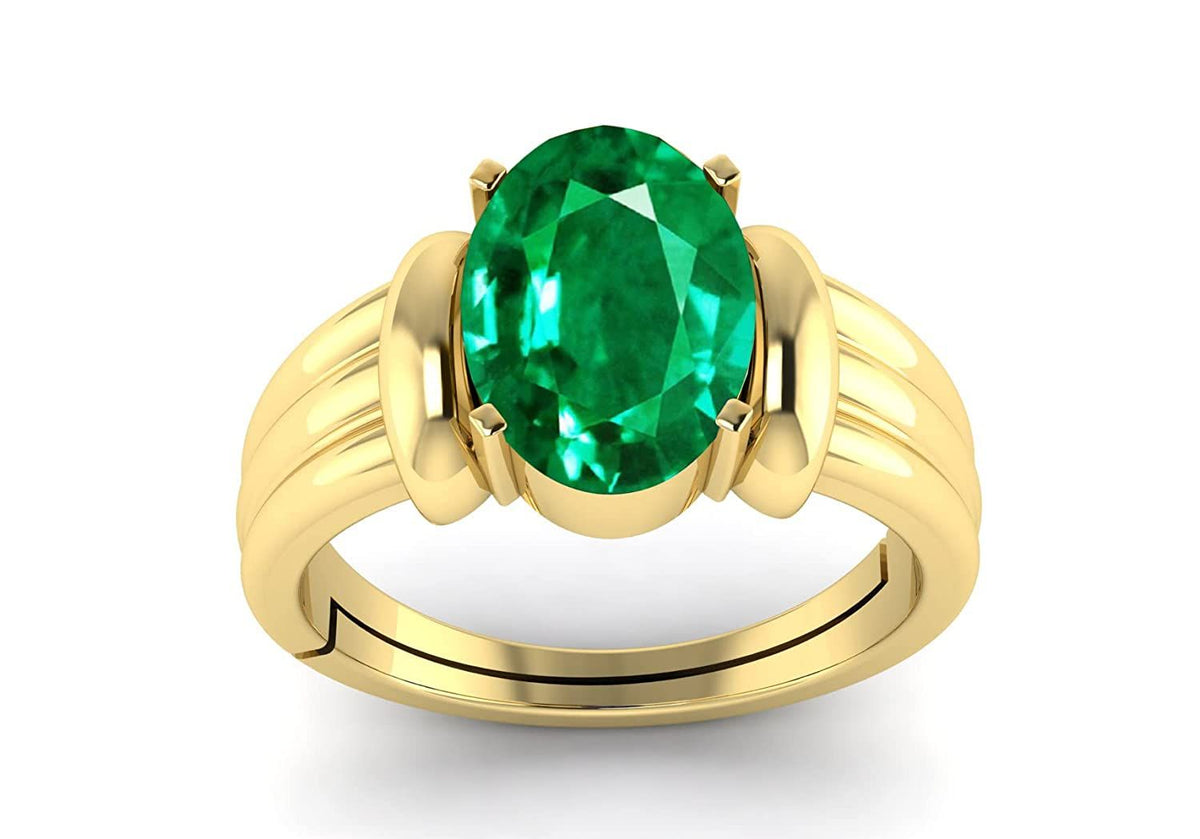 Panna (Emerald) Gemstone Ring For Men And Women | 5.25 Ratti - 11.25 Ratti