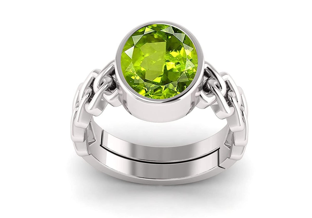 Peridot (Amethyst) Gemstone Ring For Men And Women | 5.25 Ratti - 11.25 Ratti