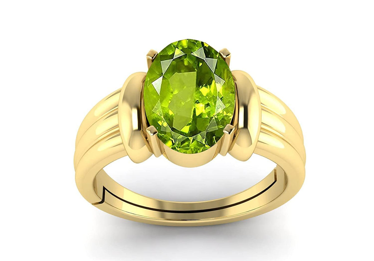 Peridot (Amethyst) Gemstone Ring For Men And Women | 5.25 Ratti - 11.25 Ratti