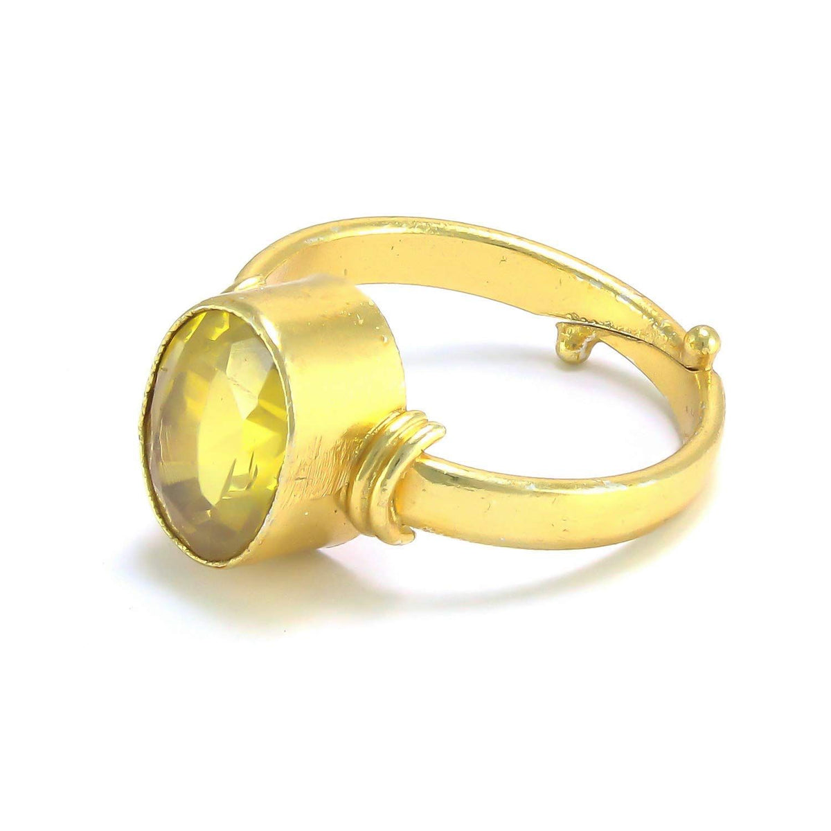 Pukhraj (Amethyst) Gemstone Ring For Men And Women | 5.25 Ratti - 11.25 Ratti