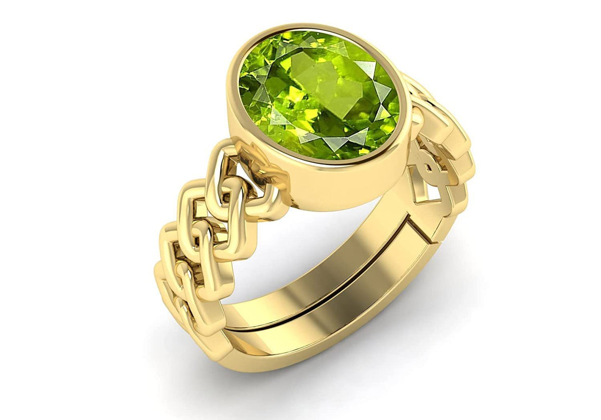 Peridot (Amethyst) Gemstone Ring For Men And Women | 5.25 Ratti - 11.25 Ratti